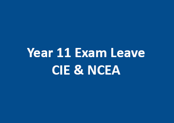 Year 11 Exam Leave 2018