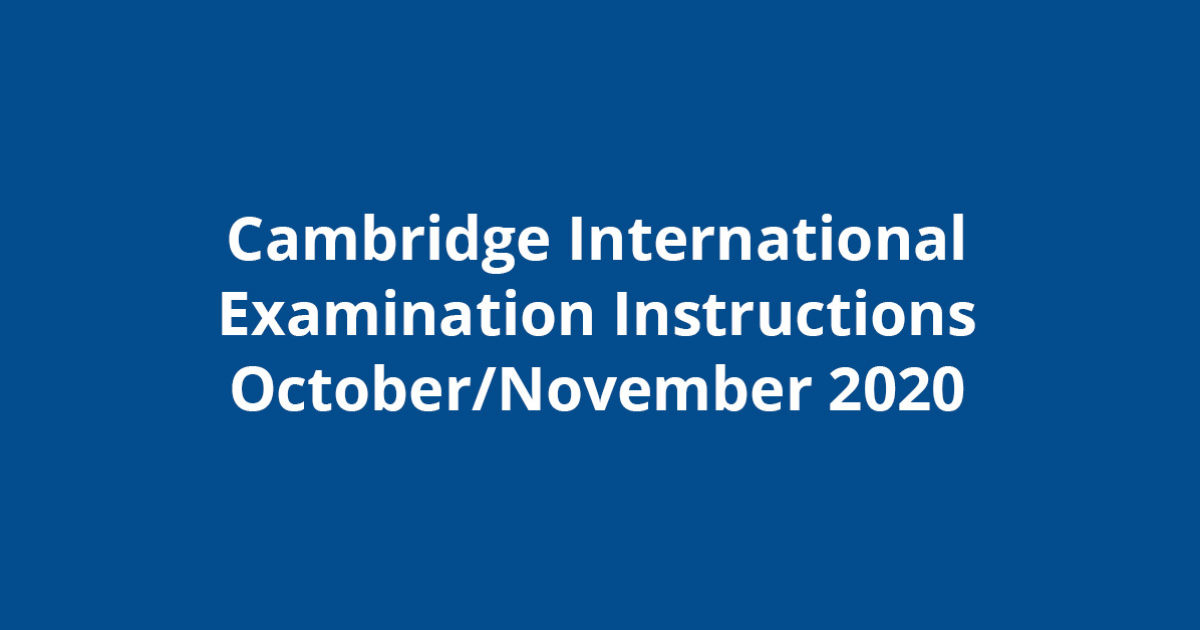 cambridge international coursework submission deadline