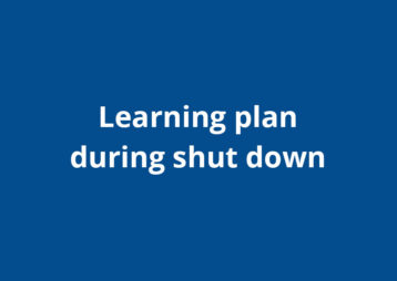 Learning Plan During Shut Down