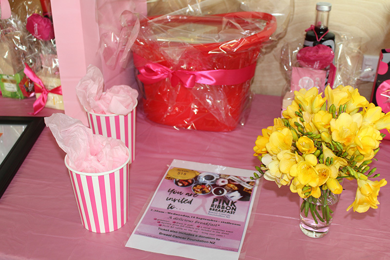 Pink Ribbon Food Service Macleans College Staff host a Pink Ribbon Breakfast - Macleans College