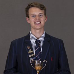 Deputy head boy levi de jong