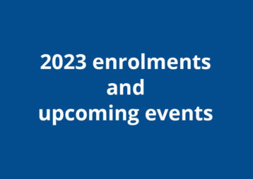 2023 enrolments events