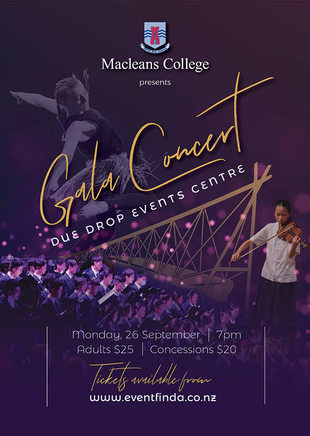 Gala concert poster 2022