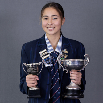 Deputy head girl and the prentice all rounder cup for girls hana rose