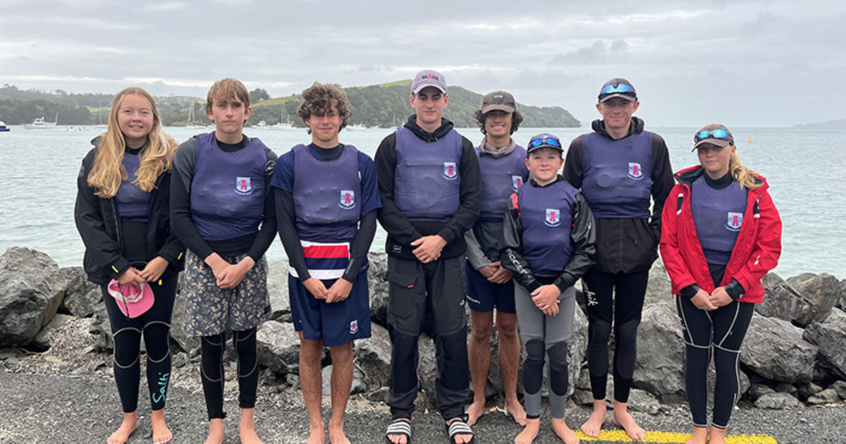 Gold fleet spot achieved at New Zealand Secondary Schools Team Sailing