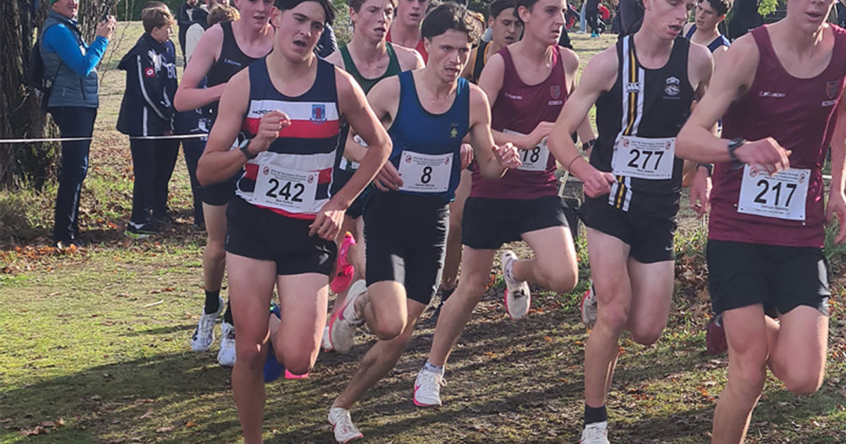 Dedication and focus at 2024 Cross Country nationals Macleans College