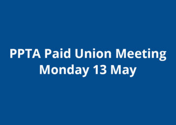 Ppta paid union meeting 13 may