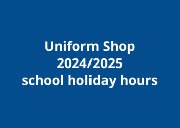 Uniform shop 2024 2025 holiday hours