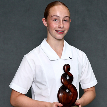 Hone heke II trophy for girls tamsyn mccamish