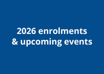 2026 enrolments