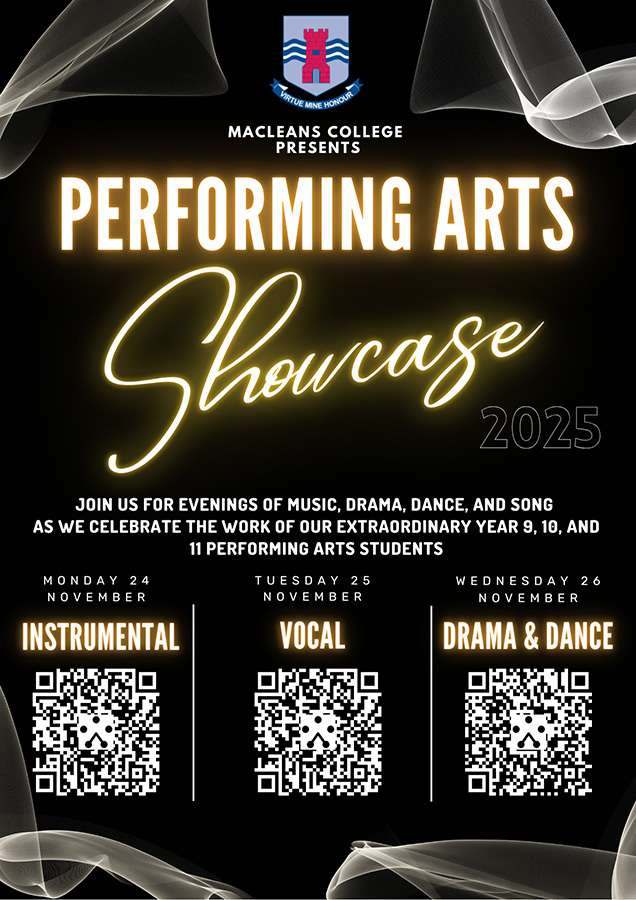 Performing Arts Showcase 2025 - Macleans College
