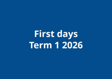 First days term 1 2026