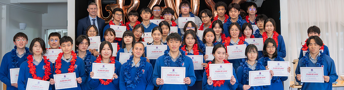 International graduates celebrate their Macleans College journey