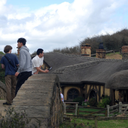 Design and Technology students at Macleans College discover the craftsmanship of Hobbiton