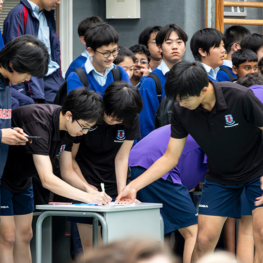 Macleans College students put their maths skills to the test during National Maths Week