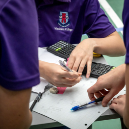 Macleans College students put their maths skills to the test during National Maths Week