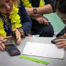 Macleans College students put their maths skills to the test during National Maths Week