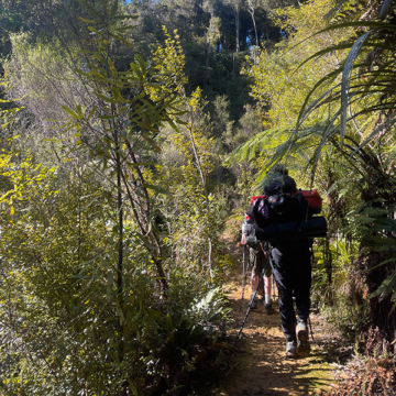 Year 11 Challenge students at Macleans College tackle demanding Crosbies Hut hike