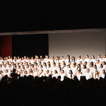Aria and Voce Castello represent Macleans College at Treble Voices Festival