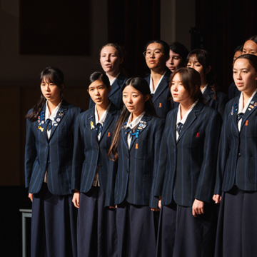Aria and Voce Castello represent Macleans College at Treble Voices Festival