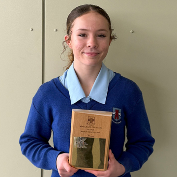 Year 10 Macleans College Persuasive Speech Final showcases outstanding talent