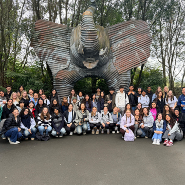 Macleans College biology students explore human evolution at Auckland Zoo