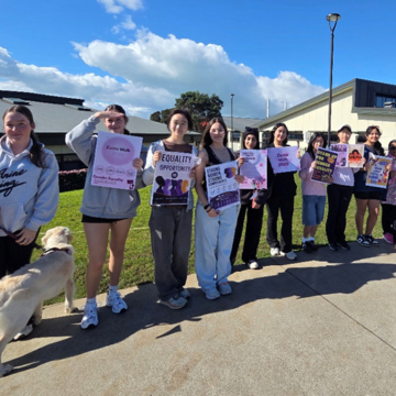 Macleans College Zonta Club walks for gender equality