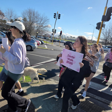 Macleans College Zonta Club walks for gender equality