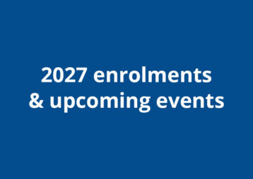2027 enrolments
