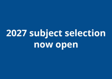 Macleans College 2027 subject selection now open
