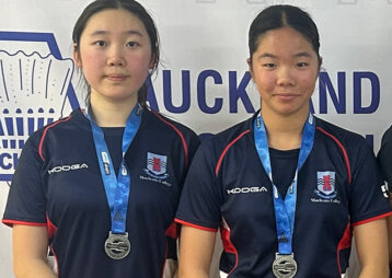 Macleans College students earn silver at Junior Auckland Badminton Championships