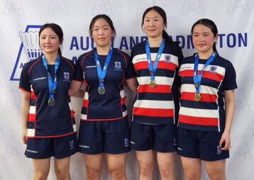 Three medals for Macleans College at Senior Auckland Badminton Championships