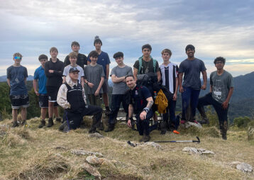 Year 11 Challenge students at Macleans College tackle demanding Crosbies Hut hike