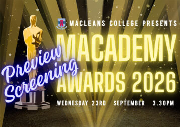 Macleans College Macademy Awards 2026 - preview screening