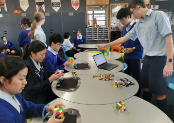 Macleans College students put their maths skills to the test during National Maths Week