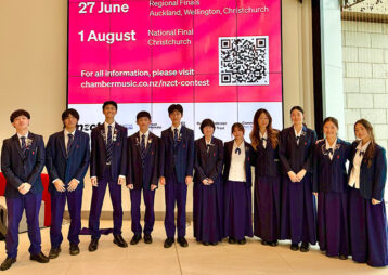 Three ensembles represent Macleans College at NZCT Chamber Music Contest