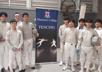 National championships provide valuable experience for Macleans College fencers