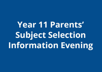 Macleans College Year 11 Parents' Subject Selection Information Evening 2026