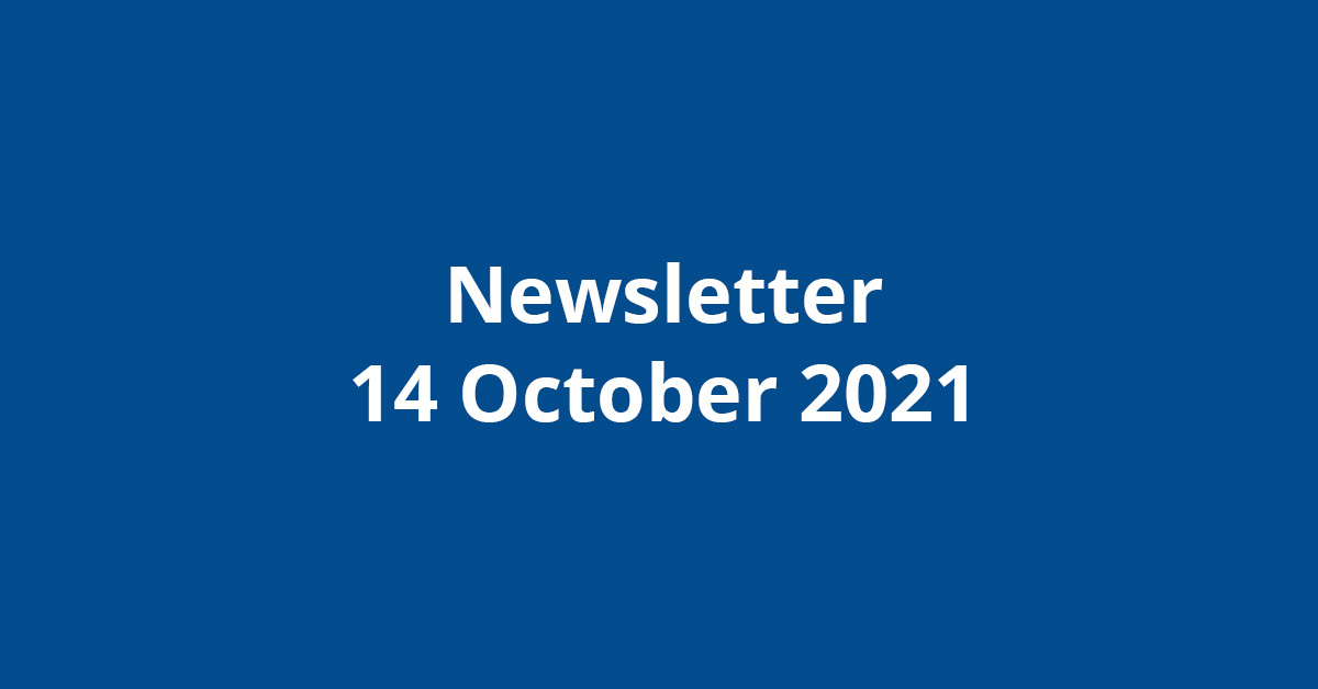 Newsletter 14 october 2021