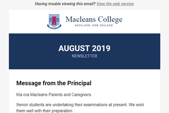Newsletter August 2019