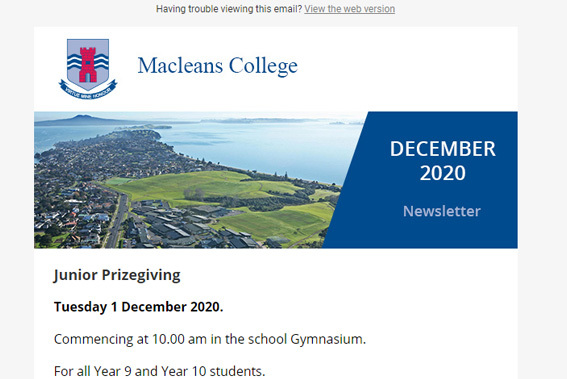 Newsletter December 2020