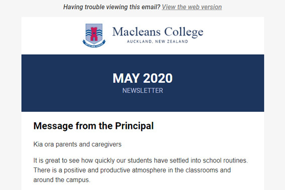 Newsletter May 2020
