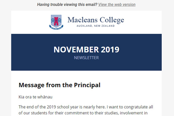 Newsletter November 2019