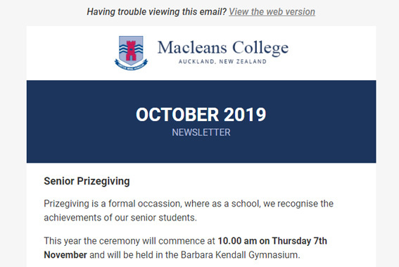 Newsletter October 2019