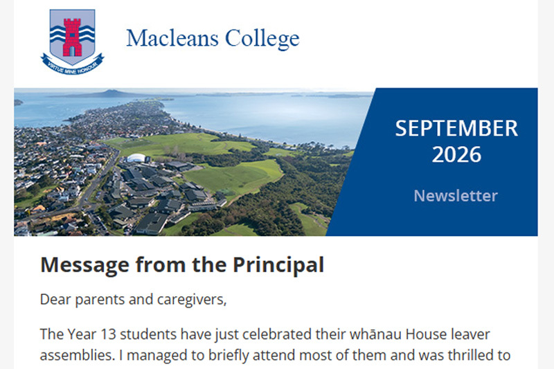 Newsletter september 2026