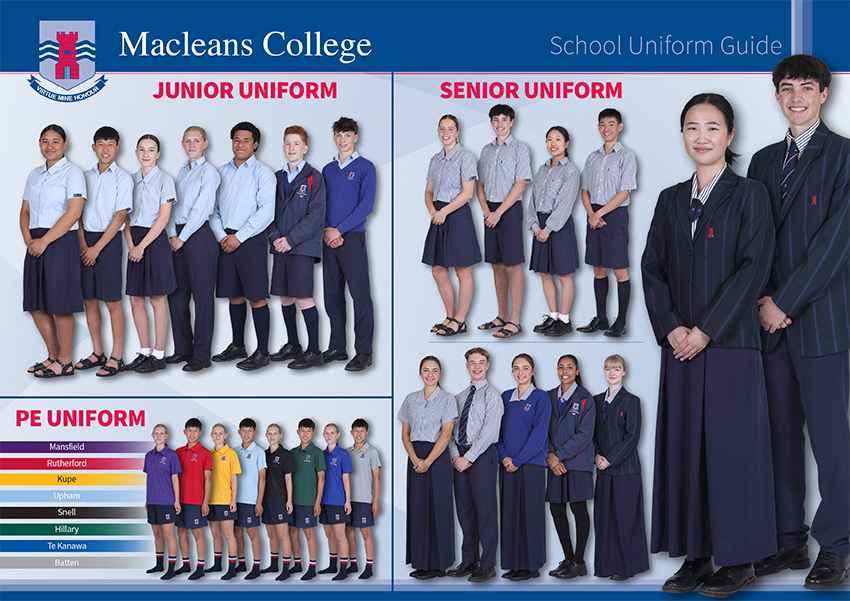 Macleans College Uniform Guide