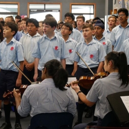 Upham House ANZAC Service