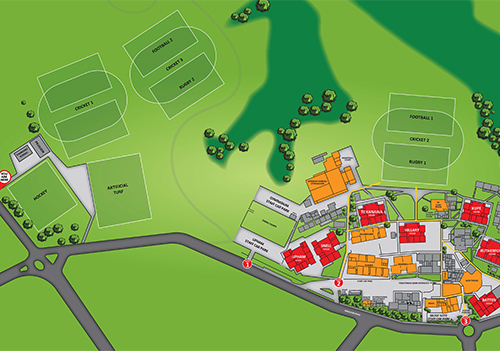 Sports Fields Map